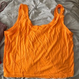 Orange tank top